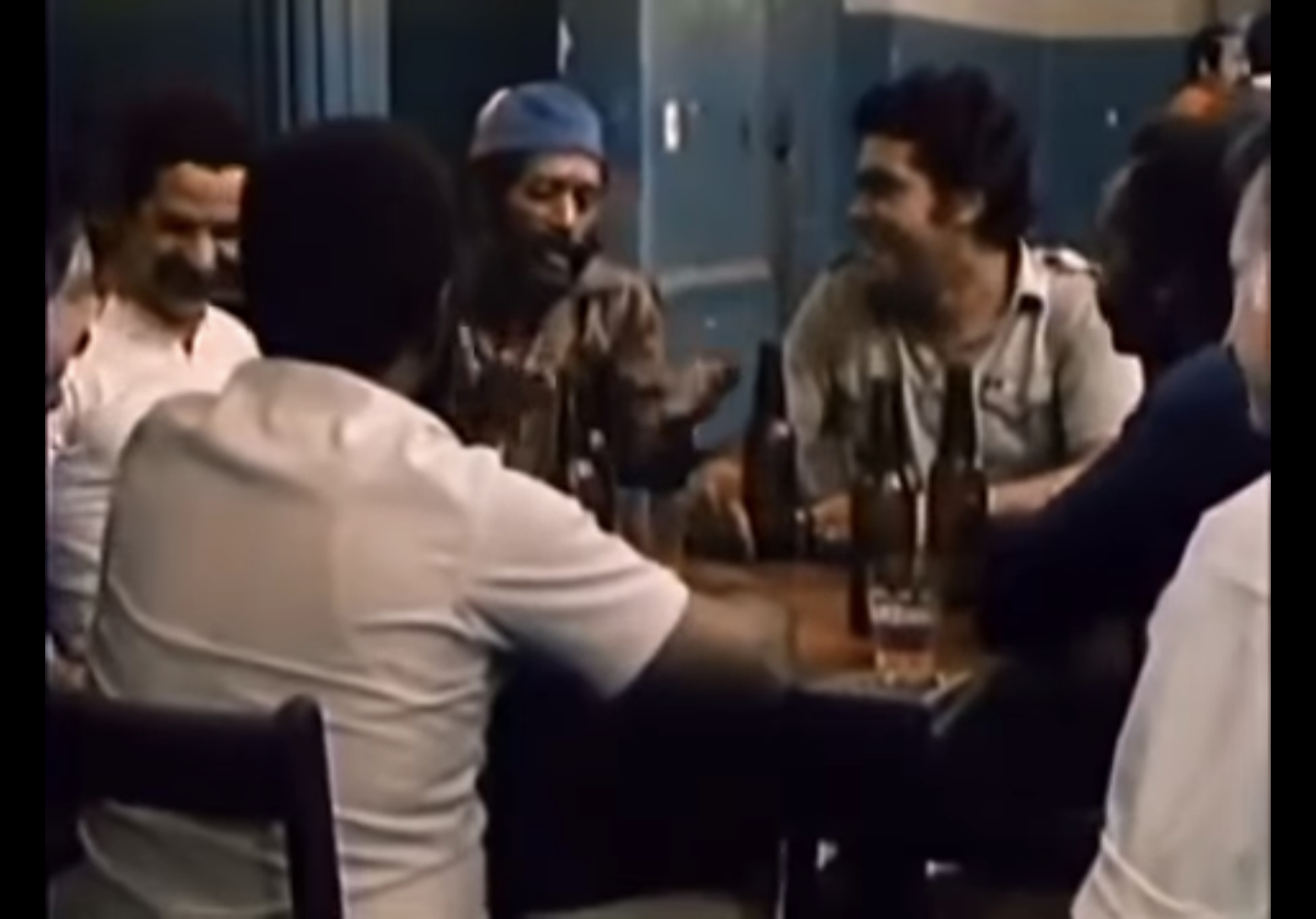 Oscar with his friends. 