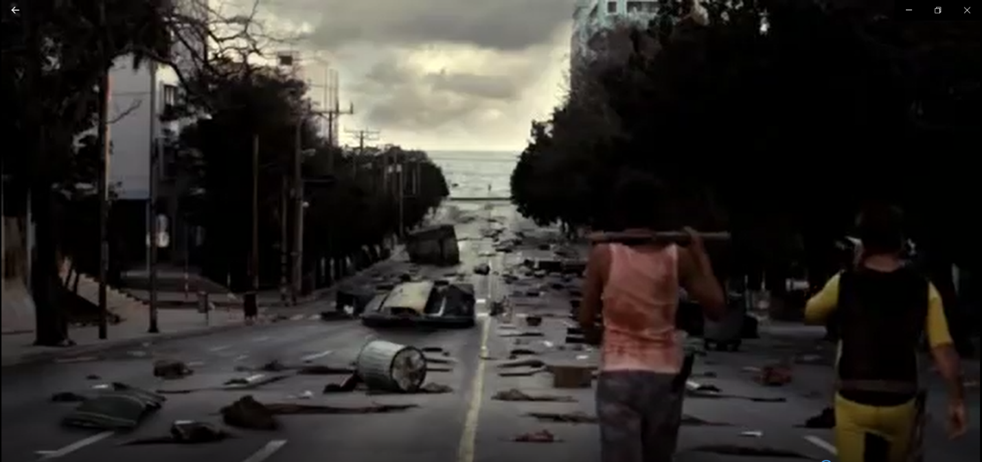 Una calle es tan sombría como la situación