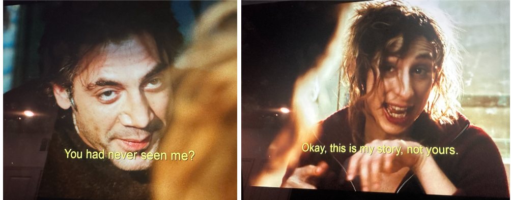 Lighting on Uxbal and Marambra in Family Scene