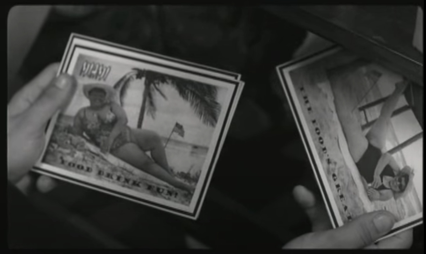 The postcards that Carla received from her mother