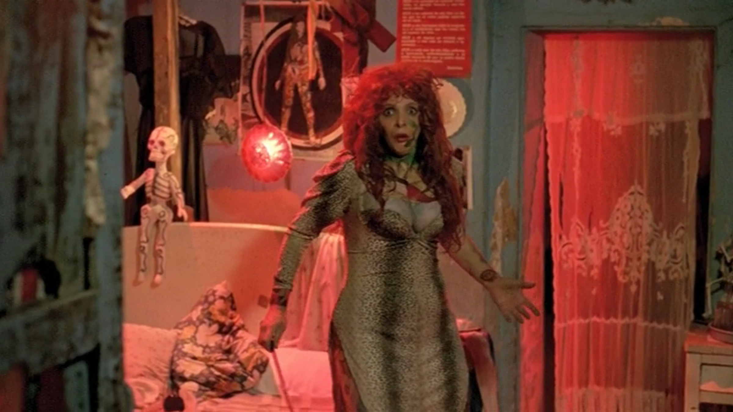 The visuals of this film are bold and rich in deep reds, glowing blues, and golden light.