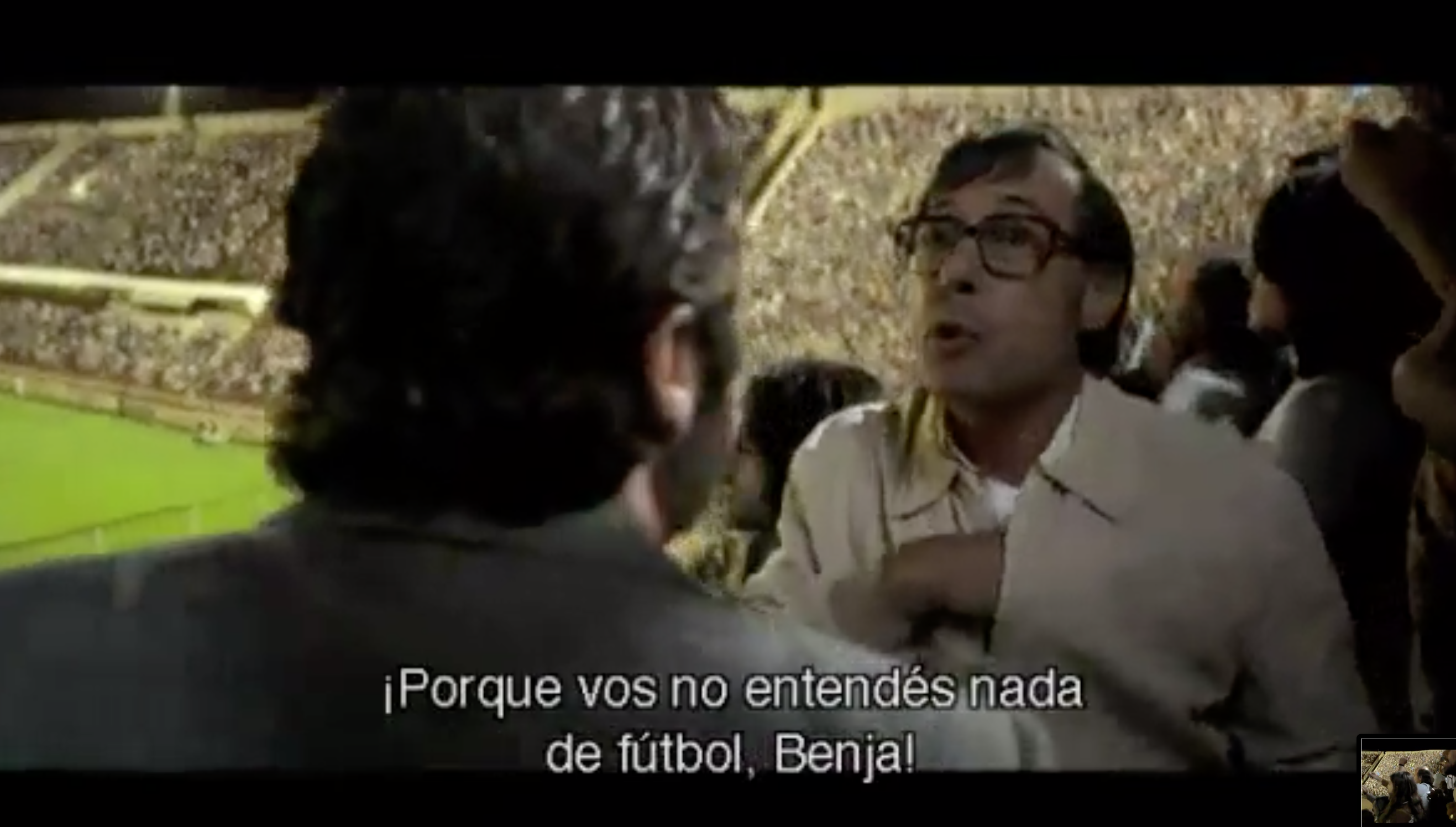 This shot shows Espósito and Sandoval at Tomás Adolfo Ducó Stadium in Buenos Aires, Argentina.