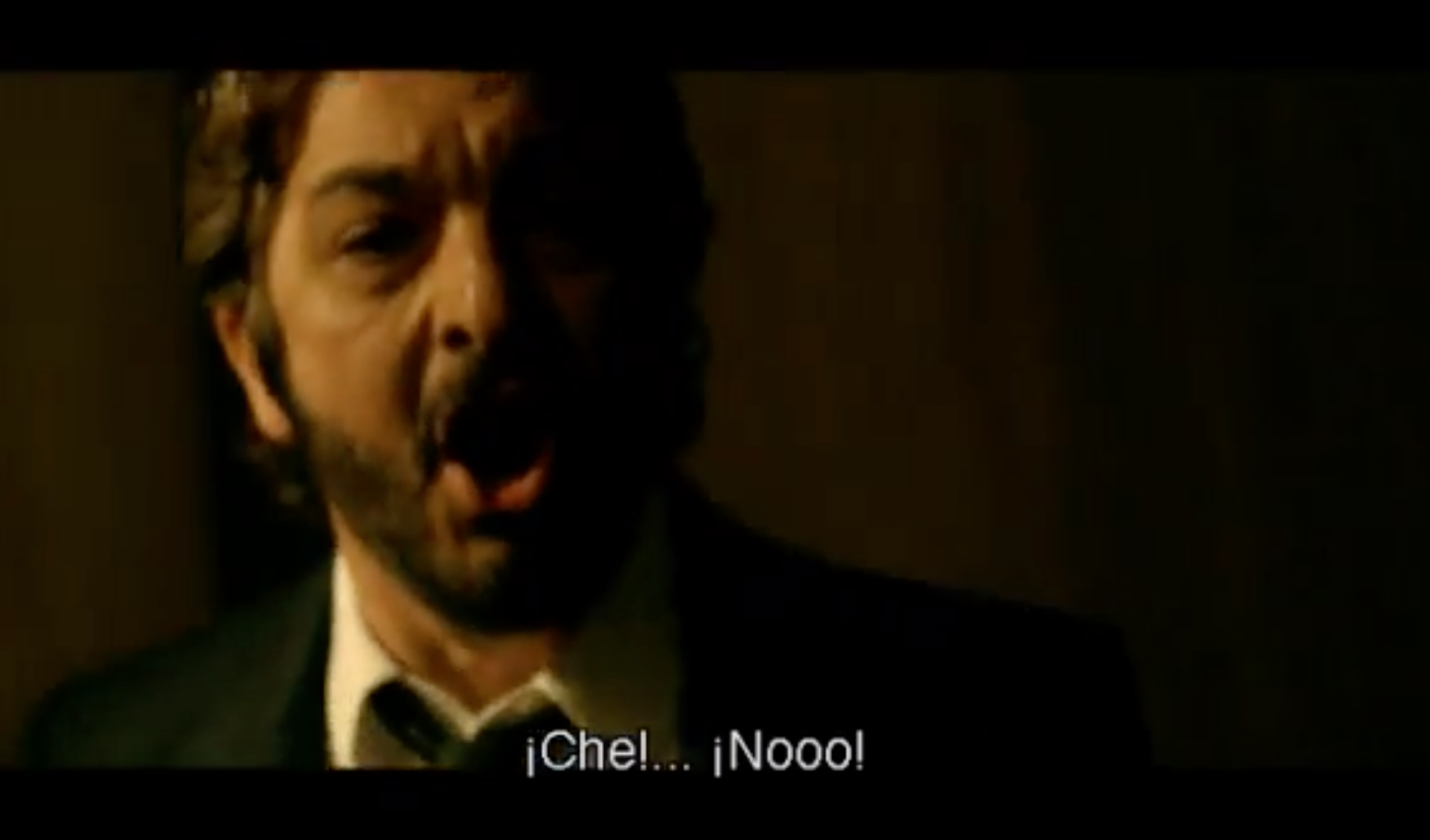 This close-up shot is of Espósito's face as he sees Sandoval's dead body. He is shocked and immediately hides his face in his hands.