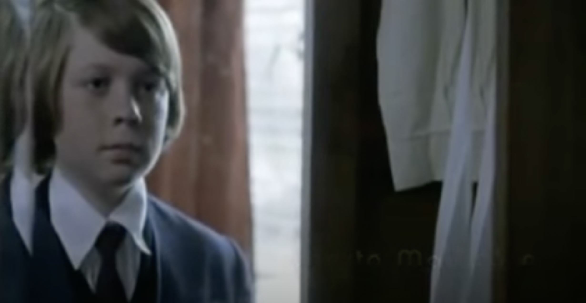 Gonzalo in his school uniform