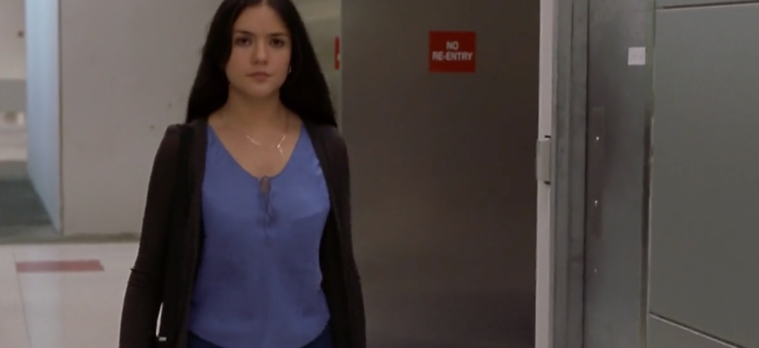 María en el aeropuerto