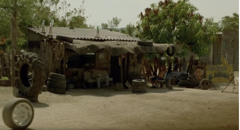 These image demonstrates the lack of money. Their houses are built like wooden-shacks and don’t have a solid structure.