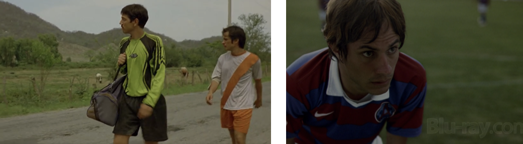   Early in the movie, the camera places both brothers in the same frame, visually reinforcing their closeness and shared path. As their lives begin to split, the camera shifts to individual shots like this close-up, showing each brother on his own and emphasizing their growing separation.