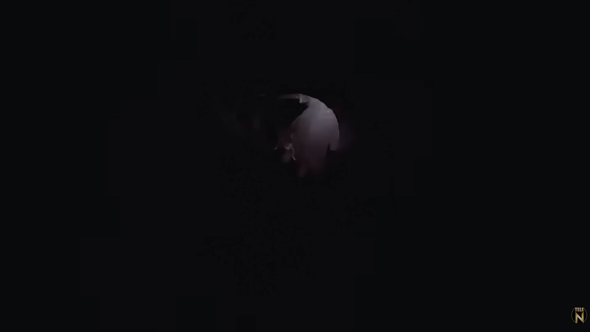 Ángulo bajo, antes de caerse.