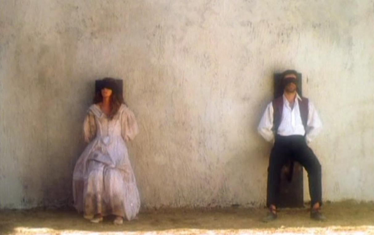 Camila and Ladislao Blindfolded at execution