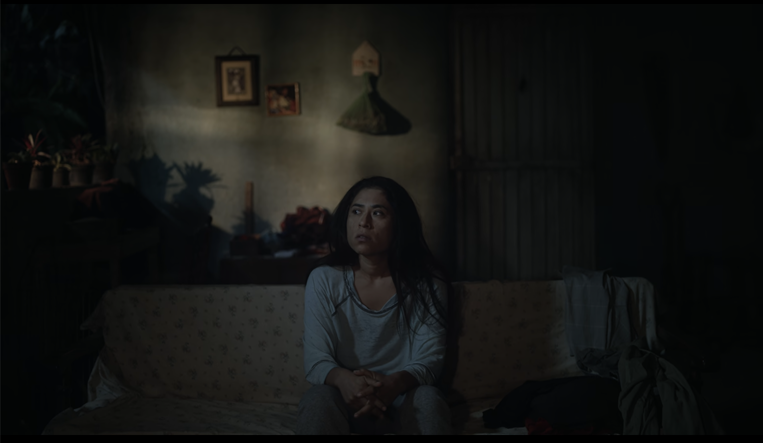 Ana's mother contemplating in this buildup to the climax