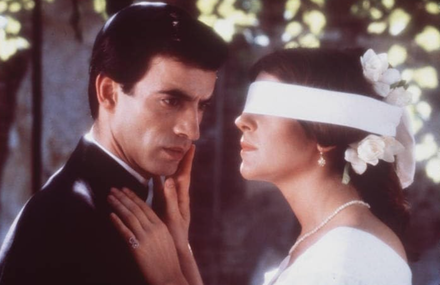 Camila blindfolded before meeting Ladislao
