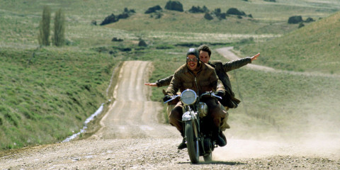 Ernesto and Alberto riding La poderosa