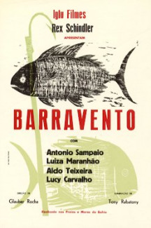 This movie poster highlights the importance of fish and the water in the film. 