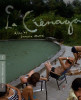 This is an image of one of the initial scenes, where the adult family members are sitting by the dirty pool and drinking.